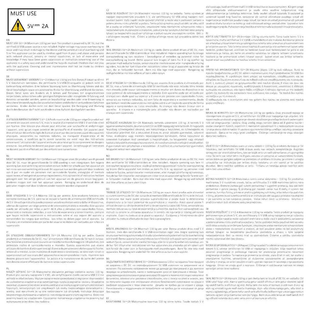 Poltrona Massaggiante Reclinabile Elettrica Marrone in Tessuto 3203970