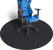 Tappeto di protezione per pavimento | Tappeto di protezione per scrivania | Tappeti per scrivania da gaming | 120 x 120 cm Rond | Pavimento duro | Versione migliorata - Grande tappeto antiscivolo multifunzionale per uso domestico
