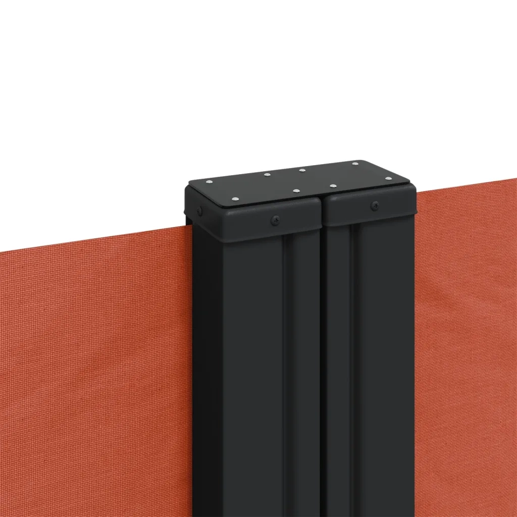 Tenda da Sole | Tenda parasole Laterale Retrattile Terracotta 200x1000 cm