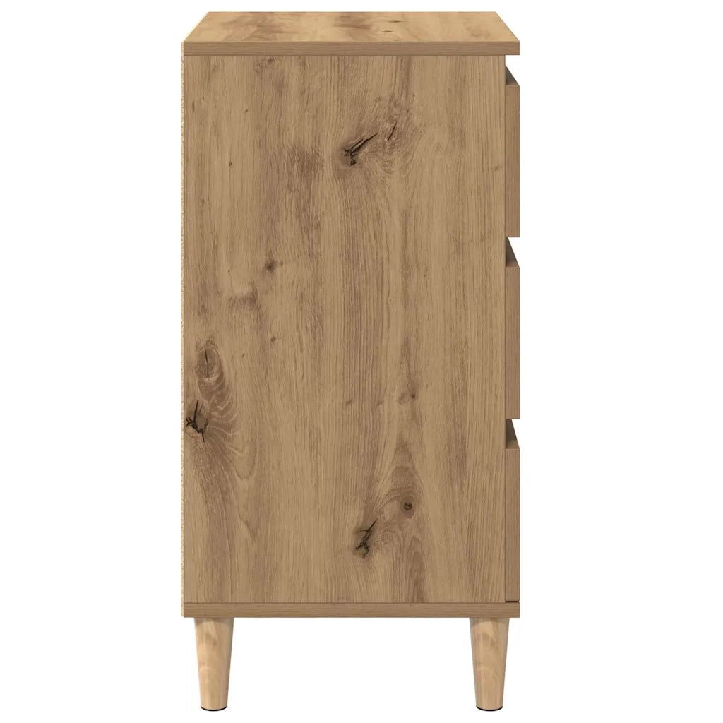 Armadio da Notte Rovere artigianale 40 x 35 x 70 cm 863428
