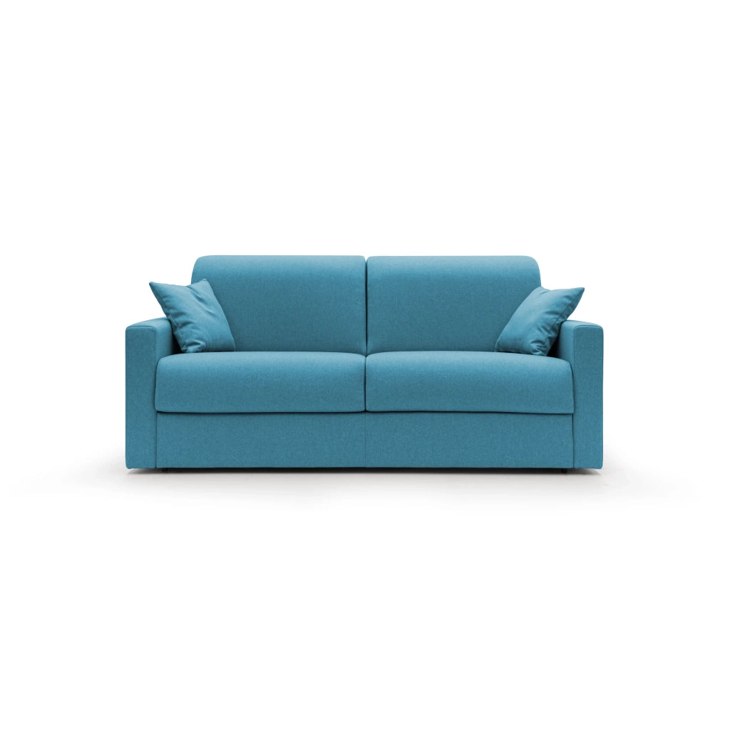 Chris Divano letto matrimoniale tessuto impermeabile 166 cm azzurro