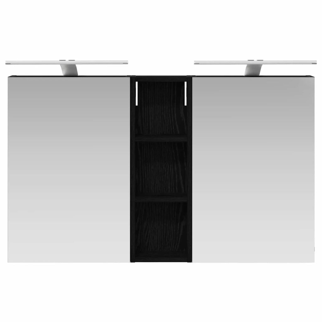 Set di Armadi da Bagno con porta 3 pcs 100 x 10,5 x 60,5 cm 3403705