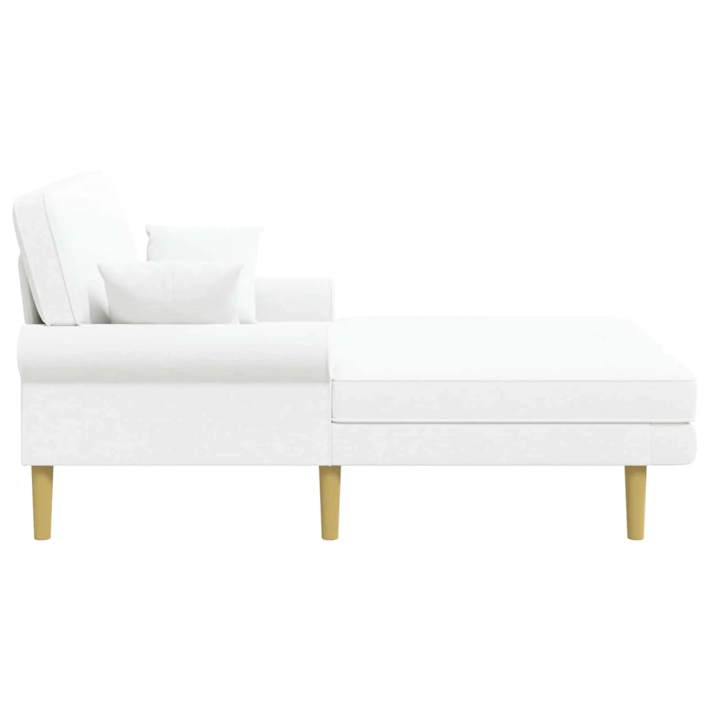 Chaise longue Bianco Tessuto 42048091