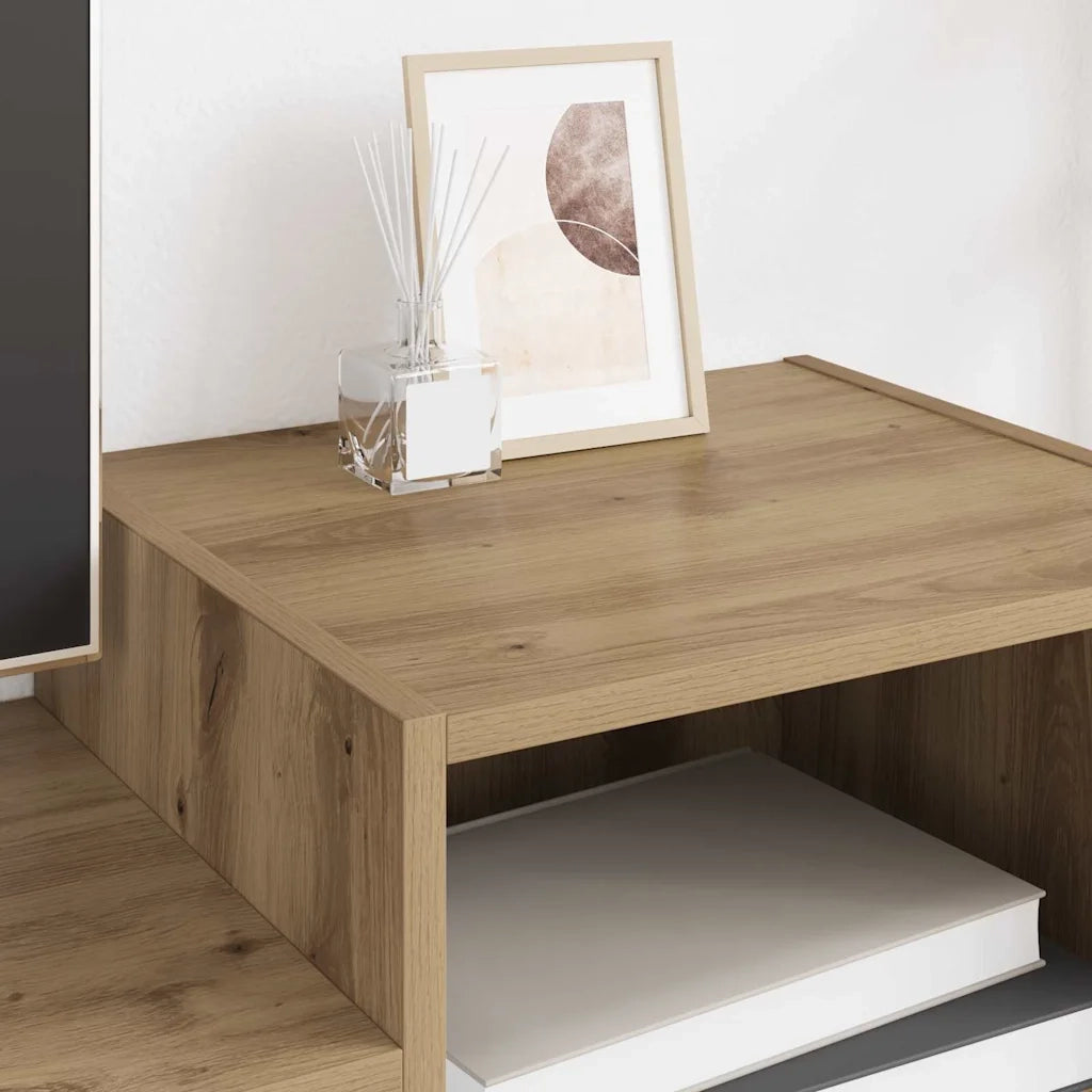 Mobile TV Rovere artigianale 160 x 35 x 55 cm Legno multistrato 882724