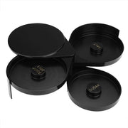 Barman Glazenrimmer 3-laags con Zoutglasrand - Duurzaam Acryl - Inclusivo di Ciotole per Limoen/Zout/Suiker - Accessorio per Cocktail