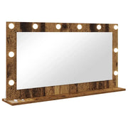 Specchio da Vanit¨¤ Rettangolare Legno vecchio 100 x 55 x 18 cm