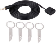 Adattatore Audio Aux per Ford Focus Mondeo C-Max Fiesta Fusion - Con Strumento di Rimozione CD e Chiavi.