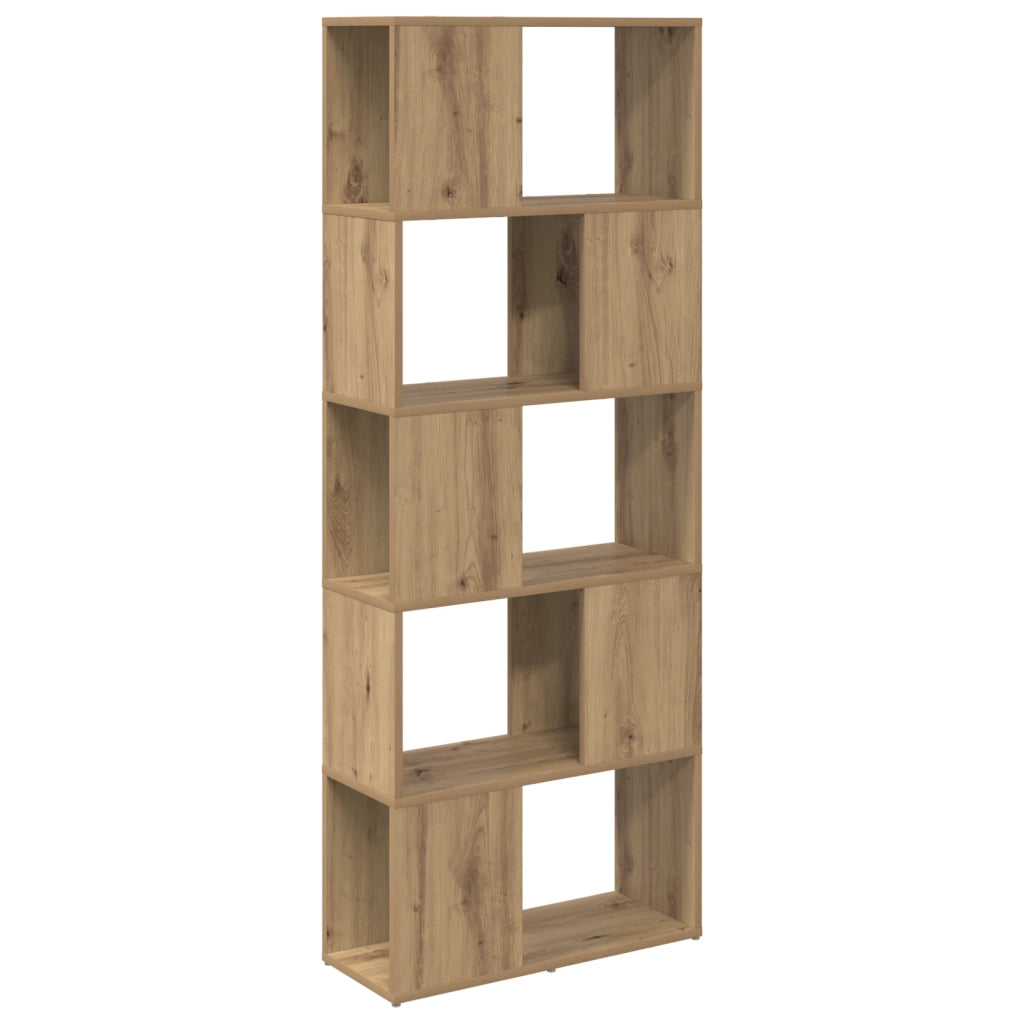 Scaffale Rovere Artigianale Truciolare 60 x 24 x 155 cm Scaffale