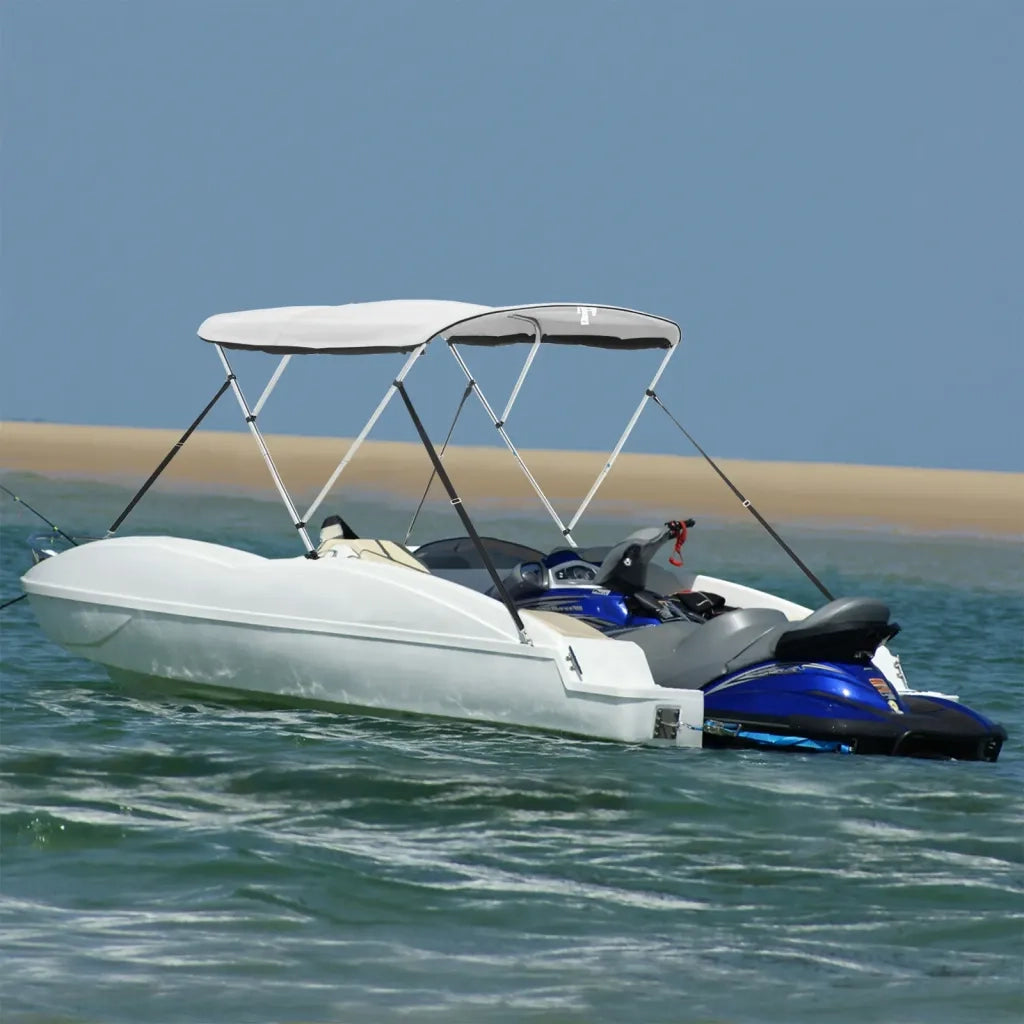Bimini di Prua Pareti Laterali Rete 3 Archi 183x(185-198)x137cm