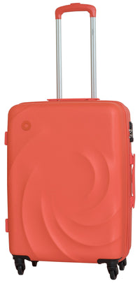 Trolley Valigia Media Rigida in ABS 4 Ruote TSA Ravizzoni Estasi Corallo