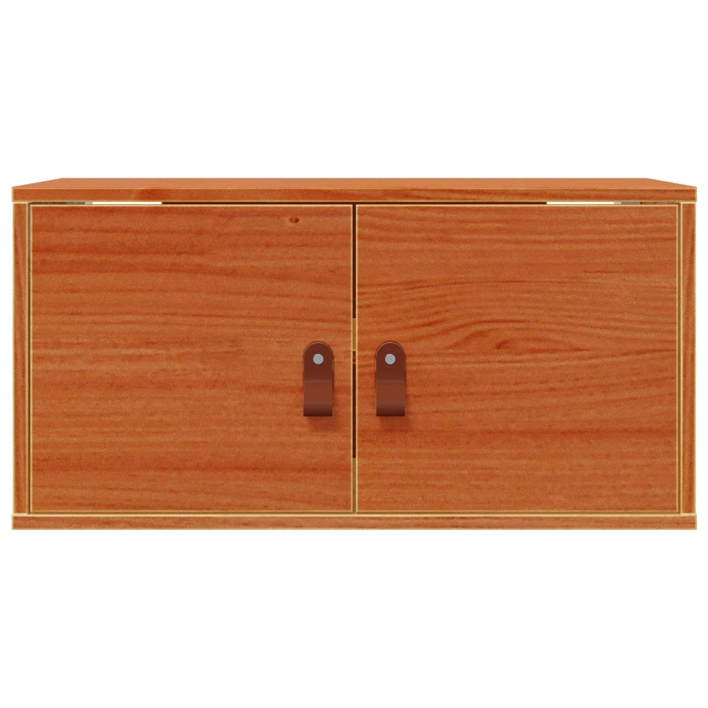 Armadietto a muro Marrone cerato 60 x 30 x 30 cm Pino massello 869942