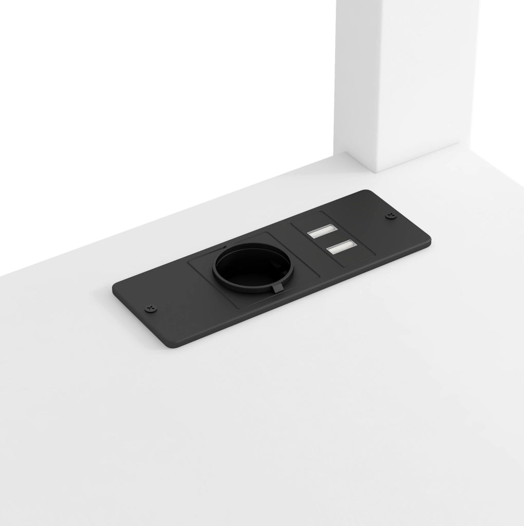 Letto a soppalco 140x200 bianco con scrivania, LED e armadio