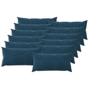Cuscino con cuscino HEERLEN 12 pz Blu Velluto 925629