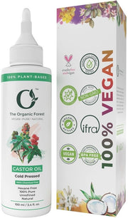 Olio per capelli 100% puro - freddo estratto - per la cura della pelle - per le ciglia - nutre e rafforza.