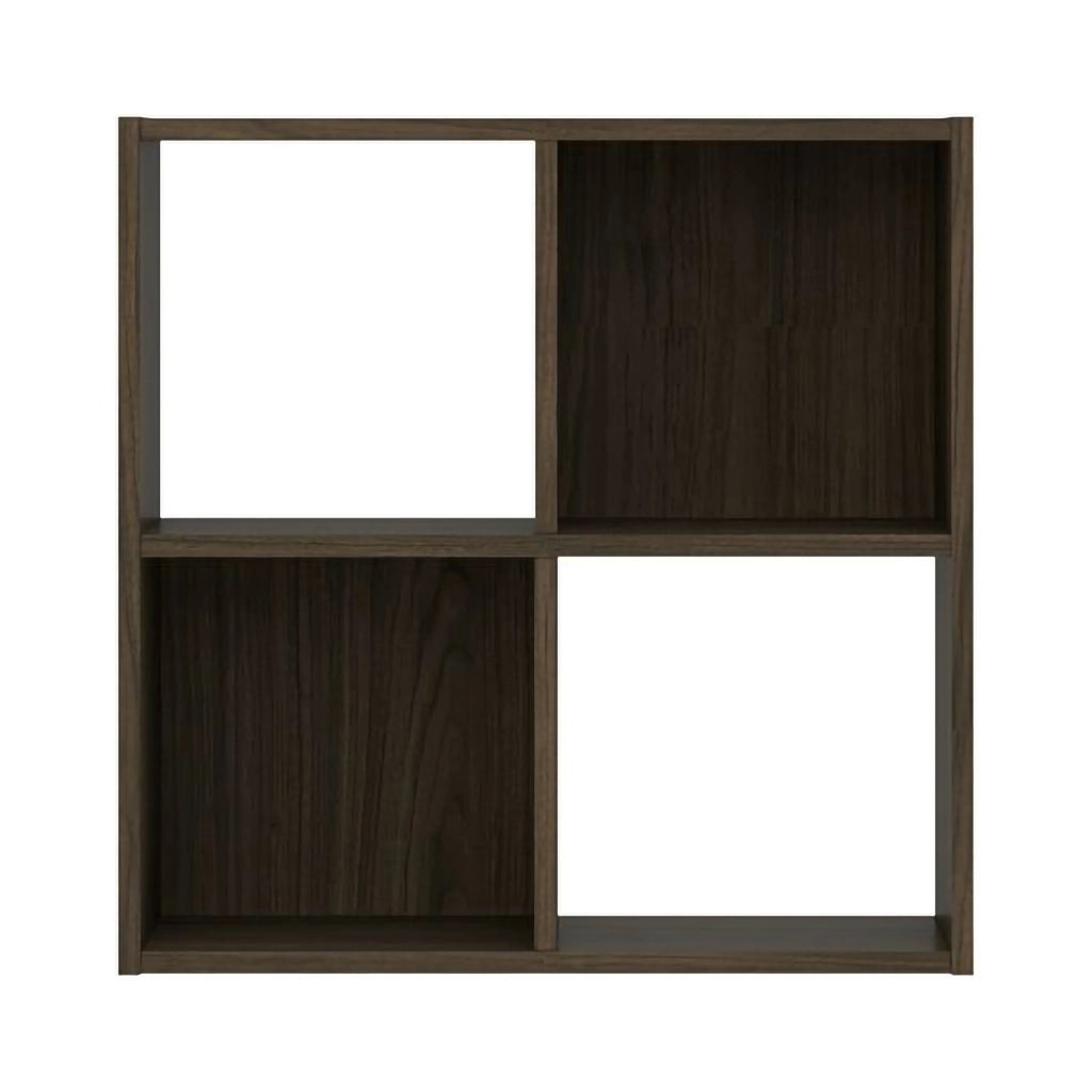 Biblioteca Liha, Libreria 2 Ripiani, 61x30x61h cm Marrone Noce