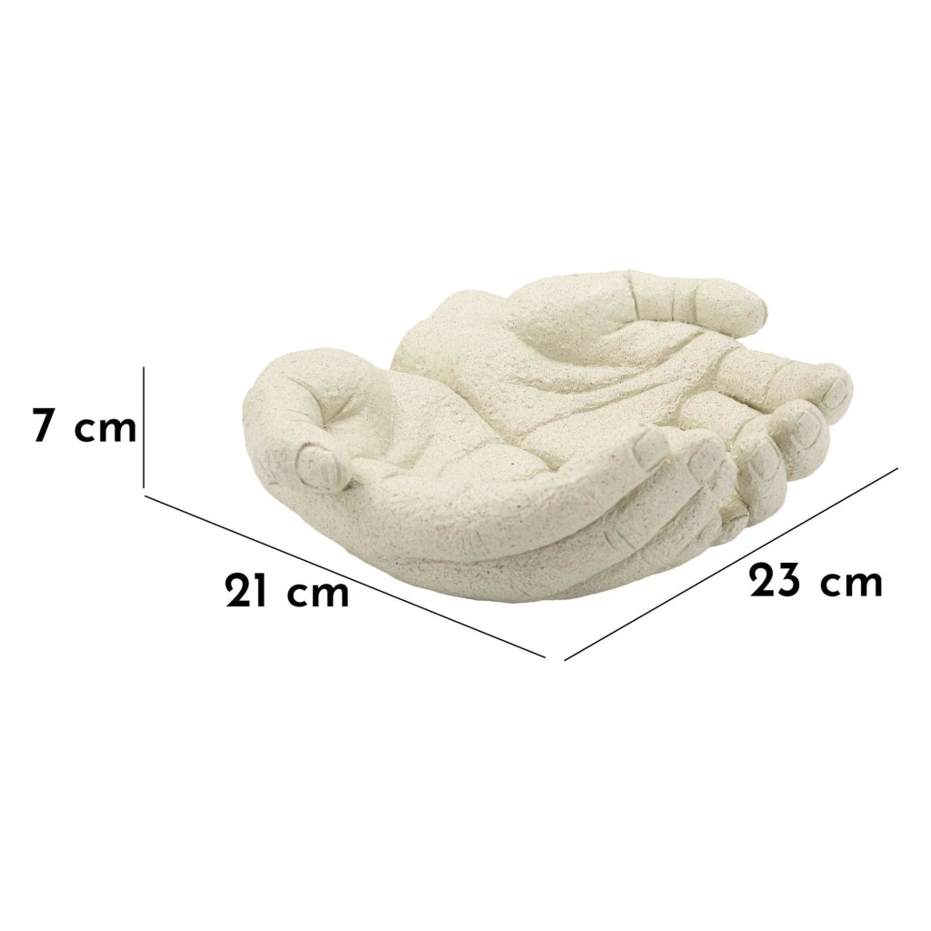 Fanariva, Svuotatasche Effetto Pietra, Bianco Crema