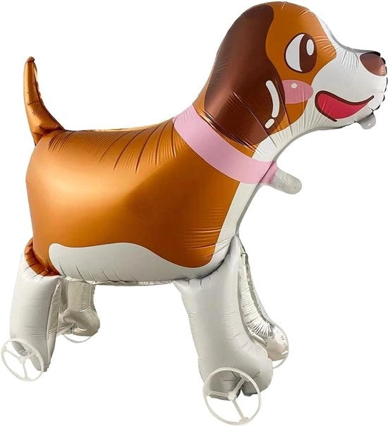 Palloncini in Alluminio per Cani con Ruote - Grandi Palloni per Animali - Decorazione per Animali in Piedi - Regalo per Bambini - Ragazze e Ragazzi.