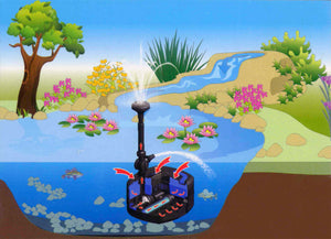 Filtro UV per fontana CUF-3800 3.600 l/h Prevalenza 2,8 m Lampada UVC 11 W