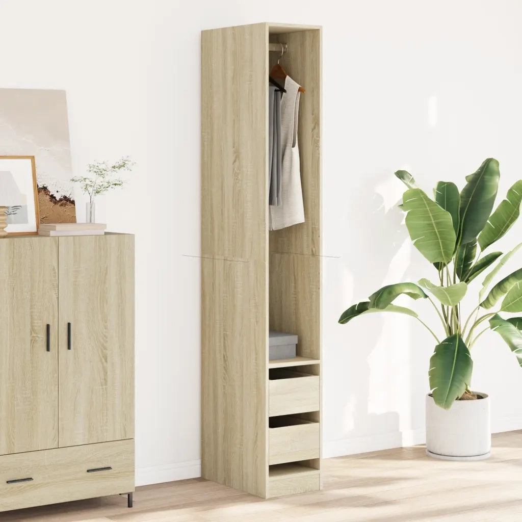 Armadio Rovere Sonoma 30x50x200 cm in Legno Multistrato CFW3903274