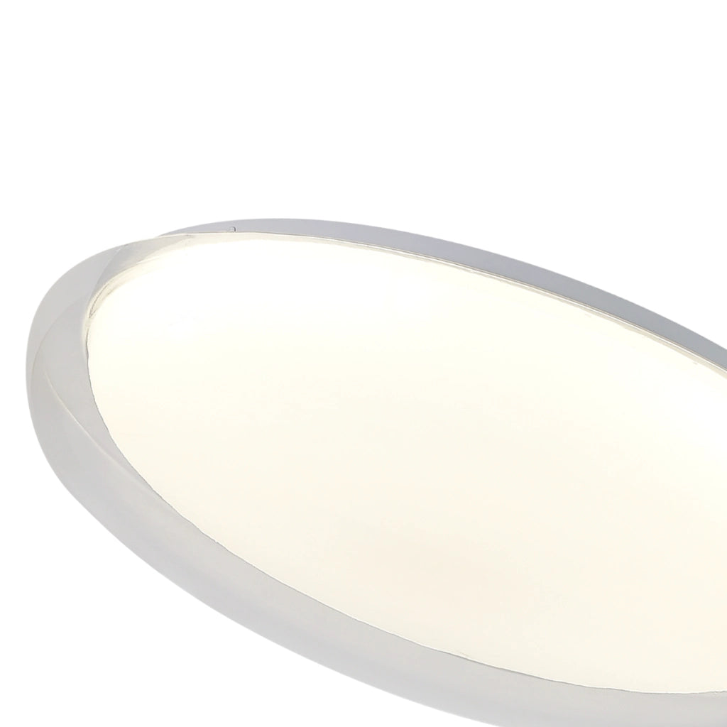 Plafoniera minimal rotonda Ø40 LED CCT 25W bianca Trego