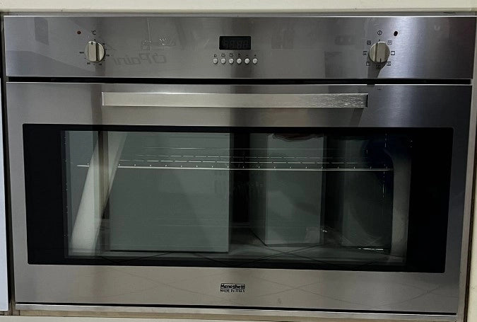 Forno da incasso meneghetti 90cm h.60cm elettrico ventilato 100 litri inox cl.a m84e/t