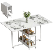 Tavolo da pranzo pieghevole ¨C zephmum ¨C bianco