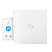 Interruttore Murale Connesso Wi-Fi 2.4GHz 300W per Illuminazione Semplice Bianco Nedis