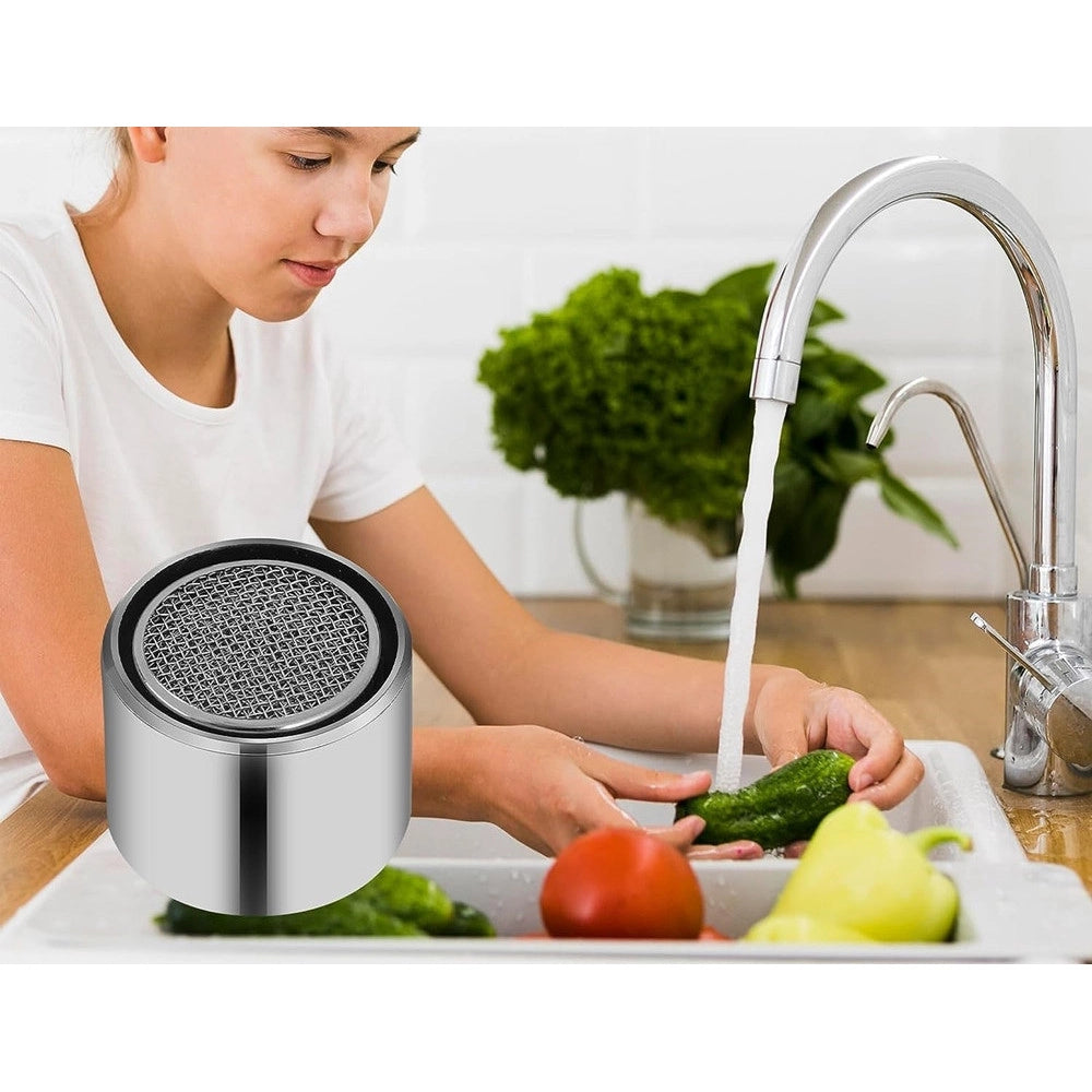 Trade Shop - Set 2 Pz Aeratore Per Rubinetti F22 In Abs Filtro Femmina Rompigetto Bagno Cucina 52228 -