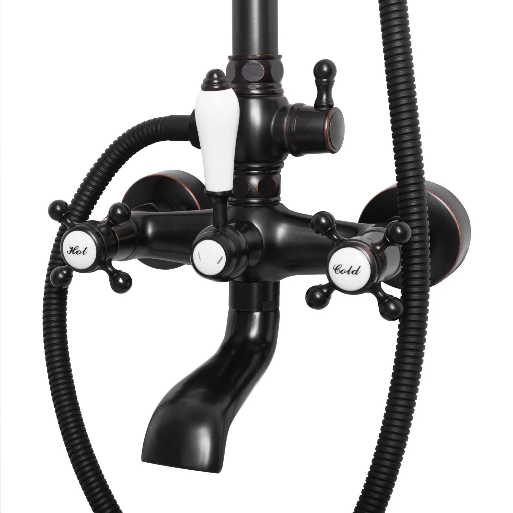 Set Doccia Rea Bergamo Old Black