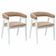 Sedie da pranzo 2 pz | Sedie da cucina Bianco 54 x 57 x 73 cm