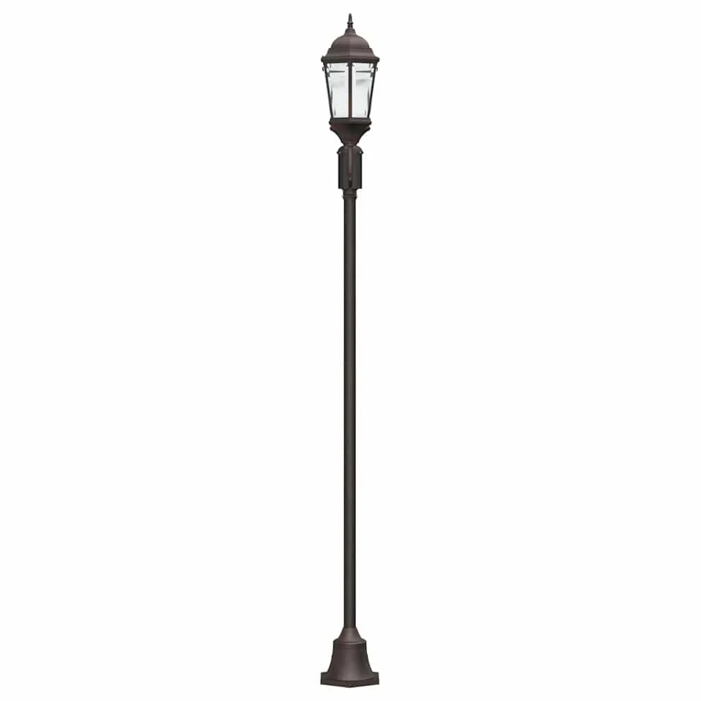 Lampada da giardino vintage design classico per esterni 68 x 20 x 235 cm alluminio bronzo 02_0058418