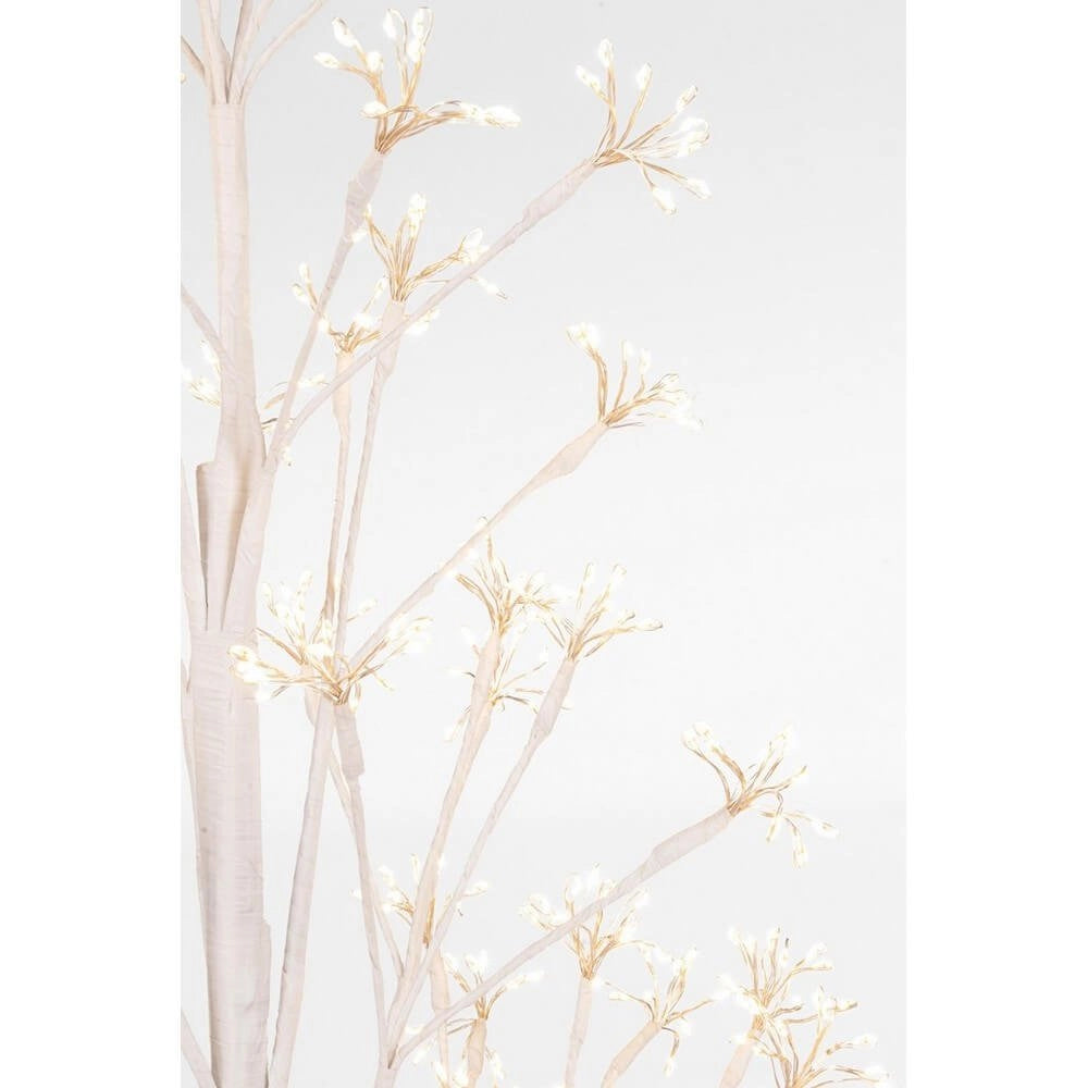 Albero di Natale flash bianco 1200 microLED classico H180