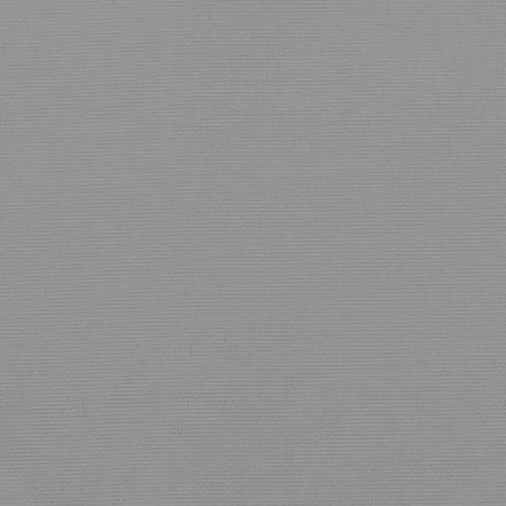 Cuscini per Panca 2 pz Grigi 200x50x7 cm in Tessuto Oxford 361736