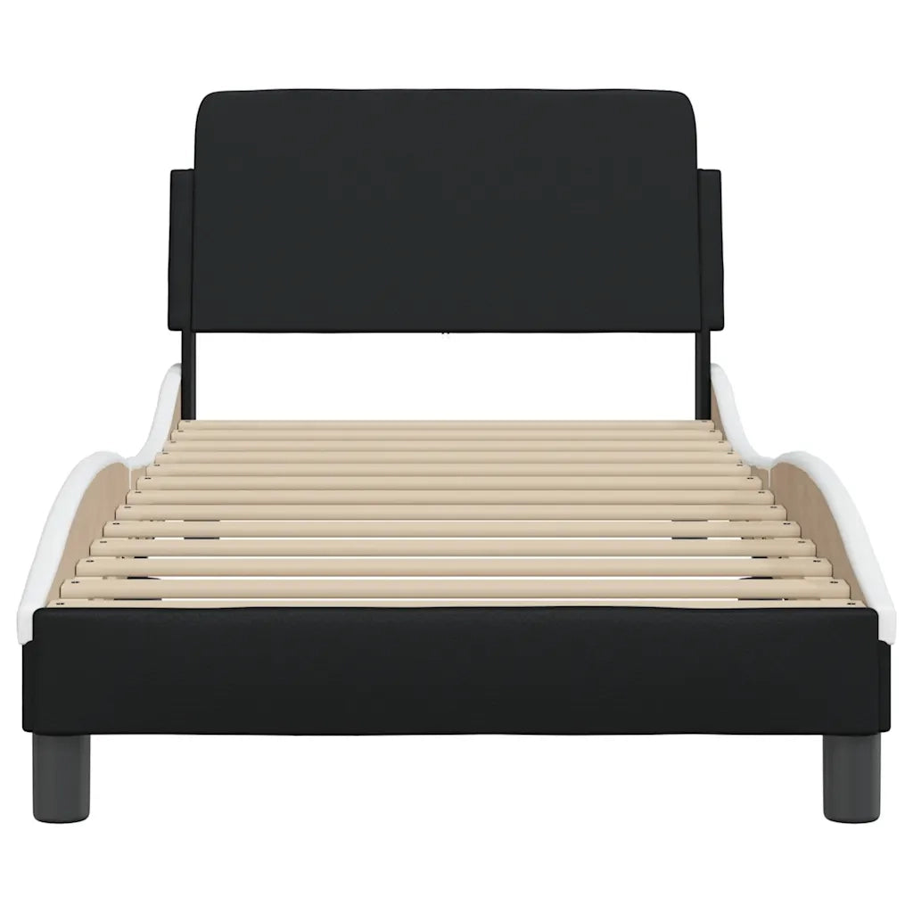 Giroletto Dover Nero e Bianco 80x200 cm in Similpelle 373083