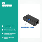 Protezione quotidiana per Zero W/1.3 - ABS - robusto - leggero - finestra GPIO rimovibile - Scatola