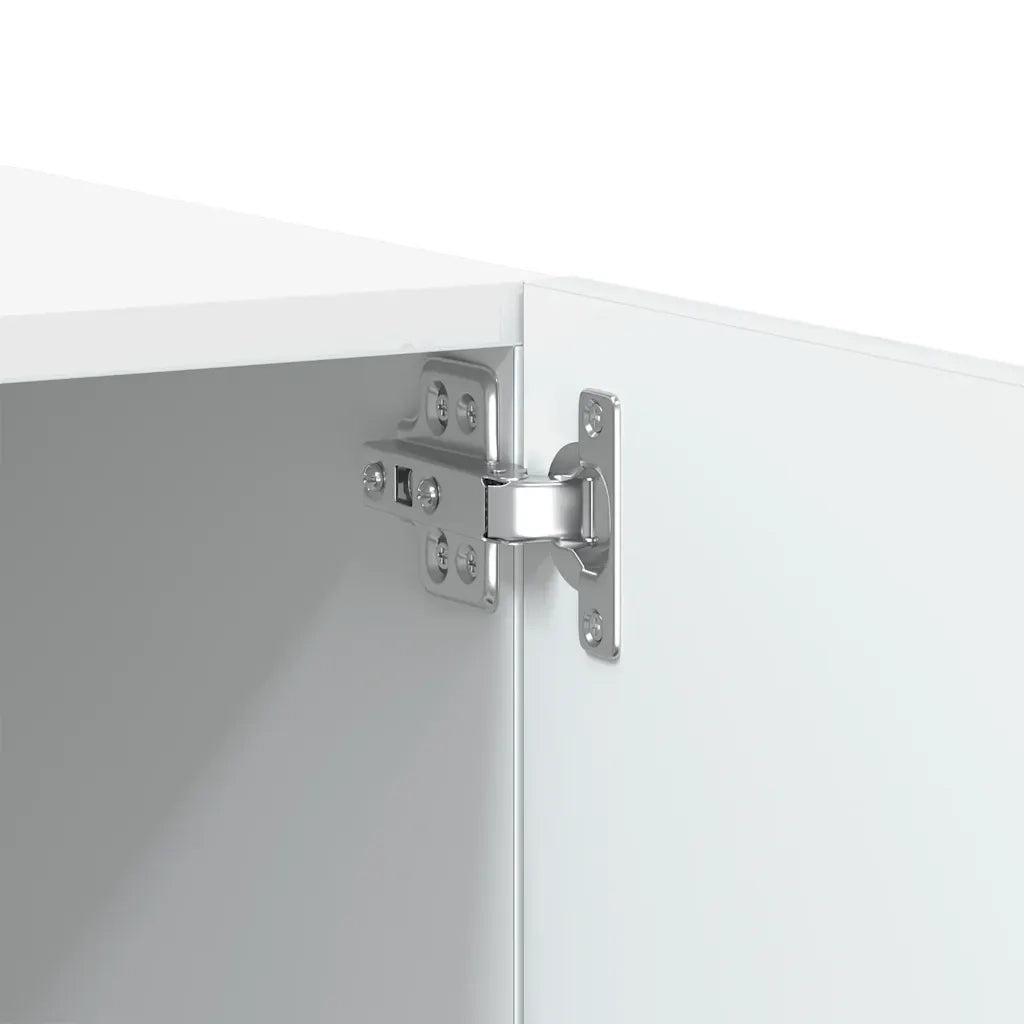 Mobile Porta TV Bianco 100x35x40 cm in Legno Multistrato 804436