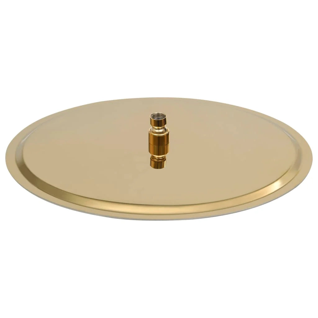 Soffione doccia a pioggia in acciaio inox 40 cm rotondo finitura oro 02_0002088