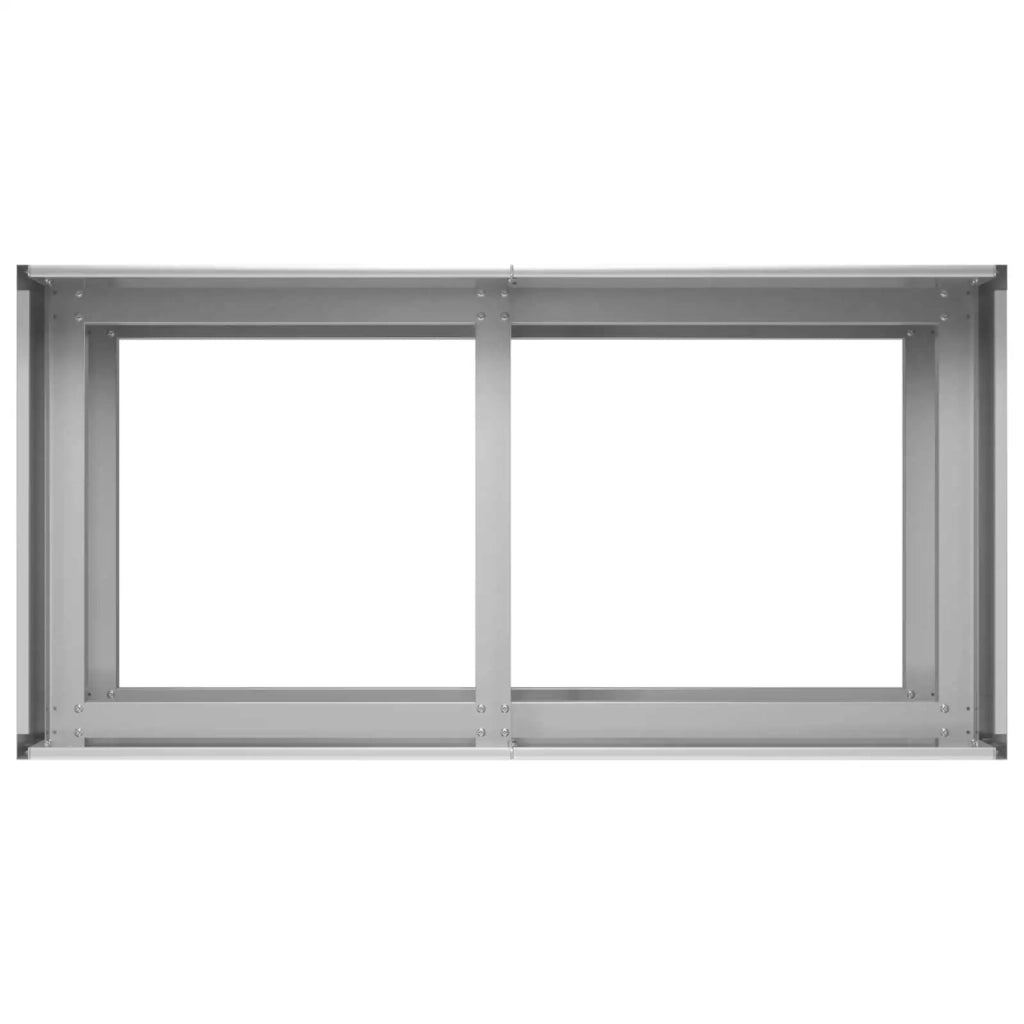 Vaso da giardino Argento 80 x 40 x 60 cm Acciaio zincato 8005888