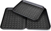 Set di assorbimento per scarpe in plastica - Per scarpe, pioggia, animali domestici - Interno ed esterno - Set da 3 (35 x 27 x 3 cm)