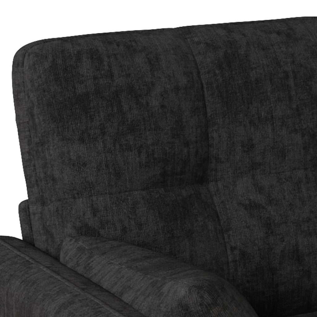 SOFA 2 posti 119x78x85 cm Grigio in Chenille