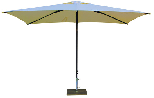 Ombrellone da Giardino 3x2 m Palo Ø38 mm in Alluminio Tessuto Poliestere Trend Ecru