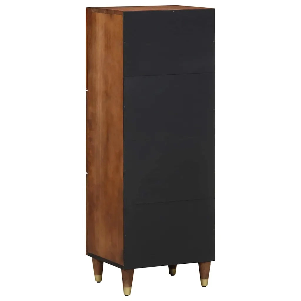 Credenza | Madia | Buffet da pranzo | Armadio da pranzo Marrone 40 x 33 x 110 cm Legno di mango massello