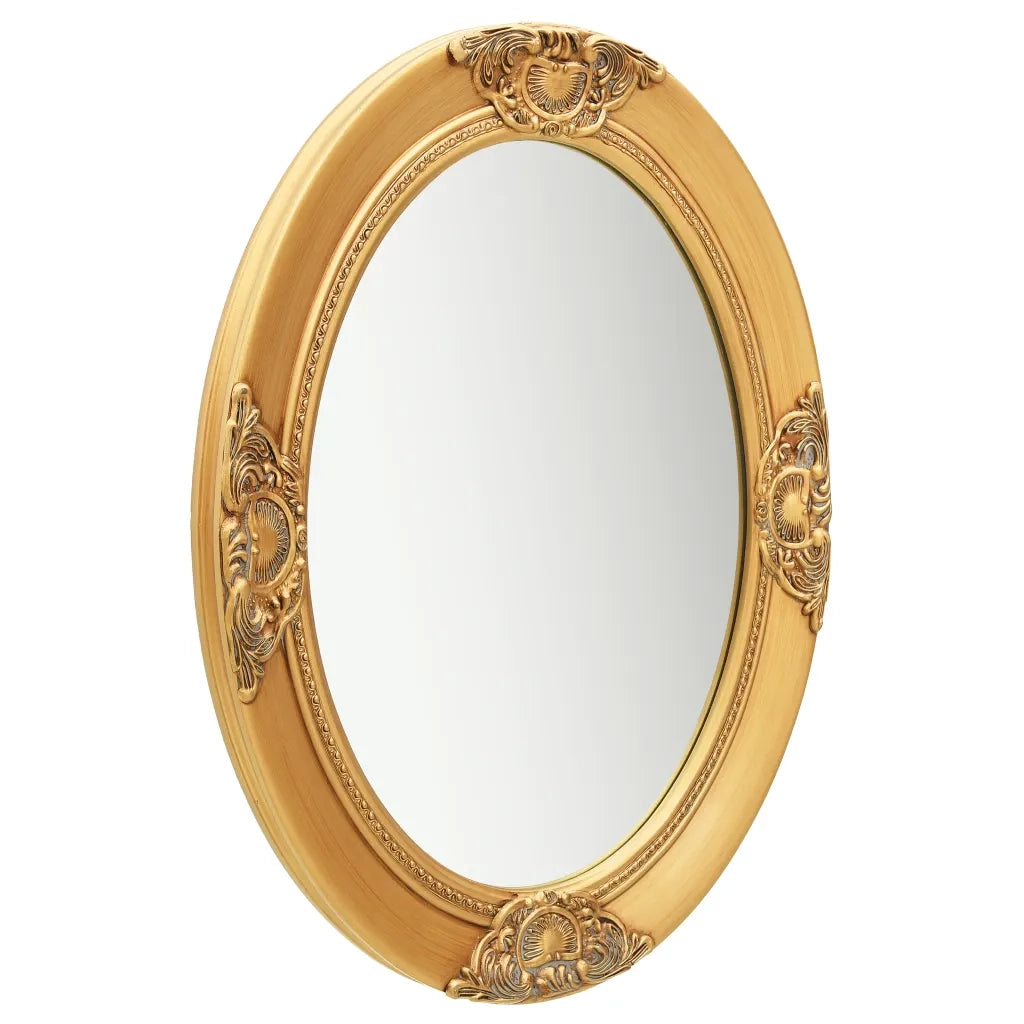 Specchio da Parete | Specchio decorativo Stile Barocco 50x70 cm Oro