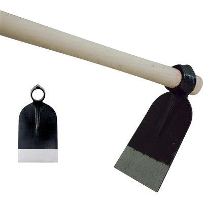 ZAPPA OCCHIO TONDO 015 + MANICO ORSATTI  ACCIAIO FORGIAT/FAGGIO GR 1000 MM 140X205 H.CM 130
