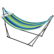 EasyComfort Supporto con Amaca Autoportante Pieghevole in Cotone e Acciaio, 270x100x94cm