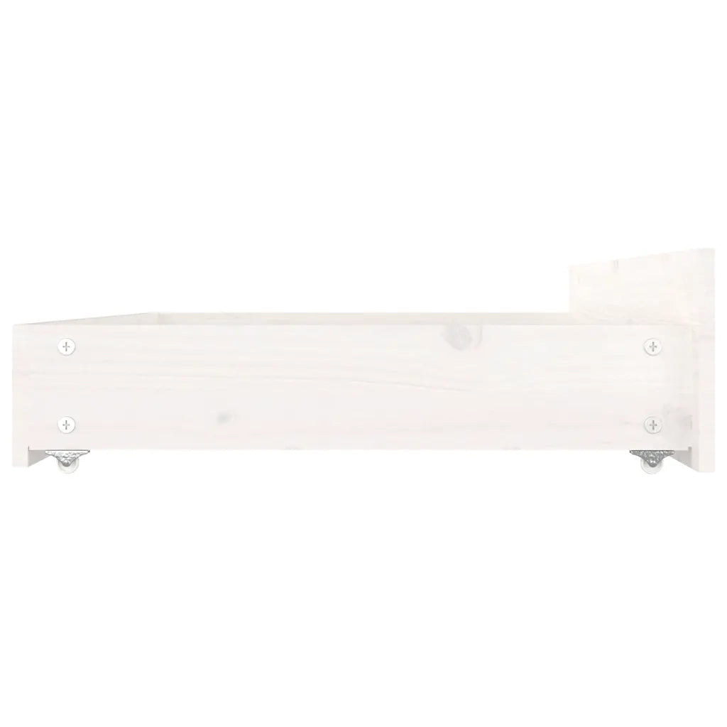 Giroletto con Cassetti-Struttura Letto con contenitore Bianco 120x200 cm 940104