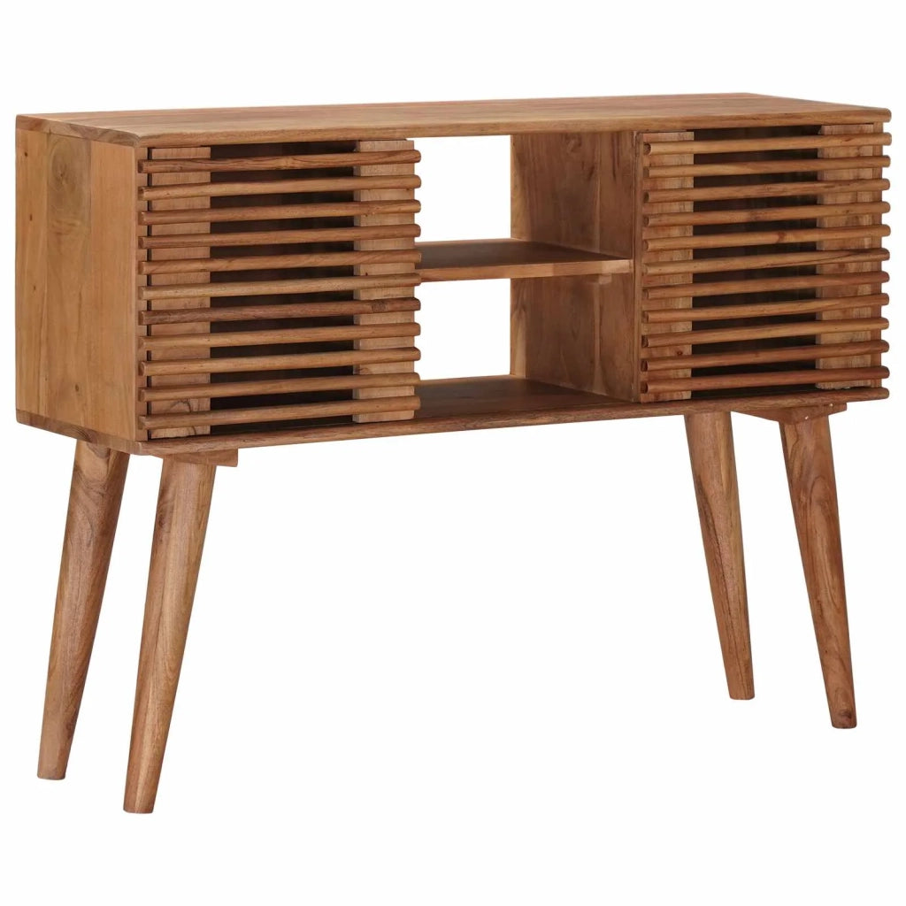 Tavolino fatto a mano Marrone Teak 100 x 30 x 75 cm