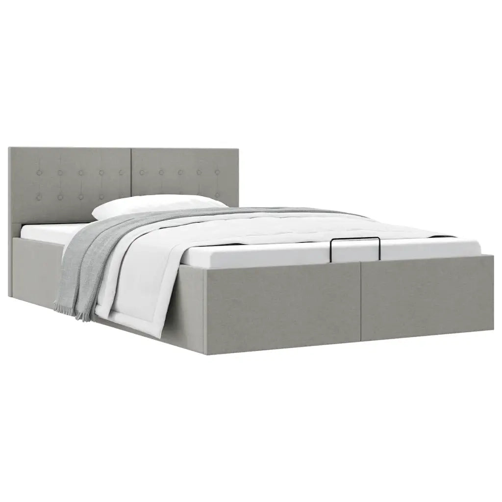 Giroletto Idraulico Contenitore Grigio Chiaro Tessuto 140x200cm 285579
