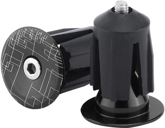Bar End Aluminium - Stabilizzatori di Sterzo - 15,9-21,4mm ID - Leggeri - Protettivi - 2 Pezzi