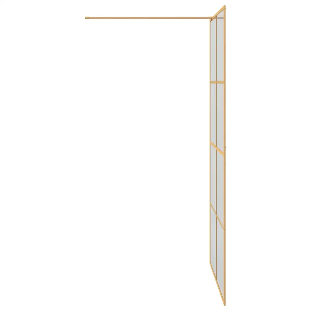 Parete Doccia Walk-in Oro 115 x 195 cm vetro temperato